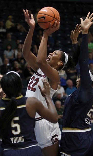 No. 6 Notre Dame tops No. 3 South Carolina, 92-85 for title (Nov 26, 2017)
